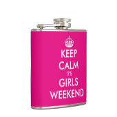 おもしろい保女の子の週末お尻フラスコ フラスク (右)