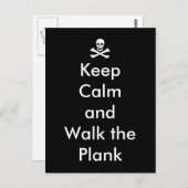 おもしろい保平静と歩く厚板はがき ポストカード (正面/裏面)