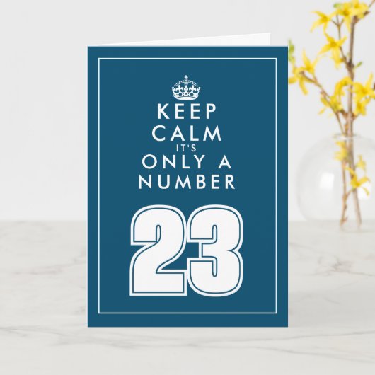 おもしろい保静引用文カスタム23番目の誕生日カード カード (黄色い花)