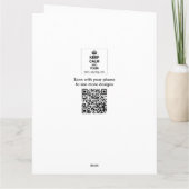 おもしろい保食べCalm and Cake Giant誕生日カード カード (裏面)