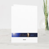 おもしろい健康な丸薬を作ります幸せな顔を得て下さい カード (裏面)