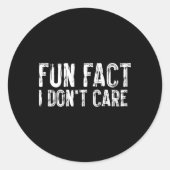 おもしろい僕は皮肉なユーモアを気にしていない事実 ラウンドシール (正面)