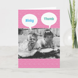 おもしろい兄弟姉妹のライバル意識 – 古いの最低誕生日 カード
