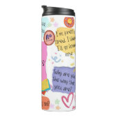 おもしろい先生ことわざ タンブラー (回転右)