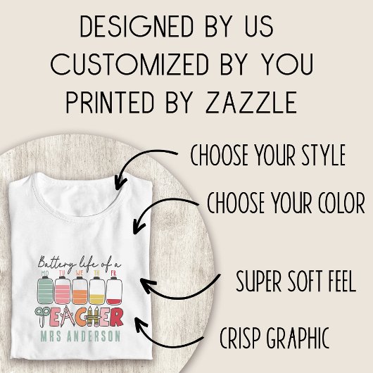 おもしろい先生のバッテリ寿命 Tシャツ