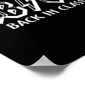 おもしろい先生ろ岩新学期バックClas ポスター (角)