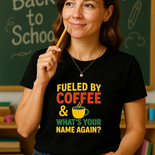 おもしろい先生コーヒーシおもしろいャツ;学校帰り Tシャツ