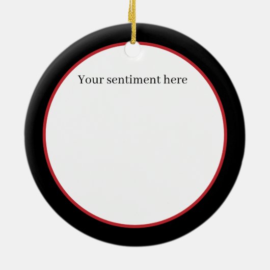 おもしろい先生バッテリ寿命の追加気持ち セラミックオーナメント (裏面)