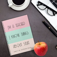 おもしろい先生パーソナライズされたスパイラルフォトノート