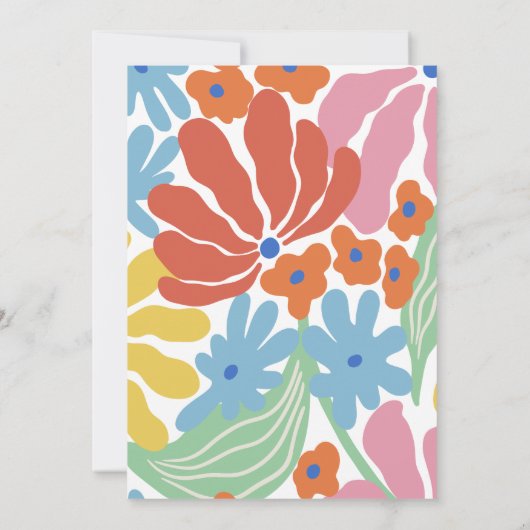 おもしろい先生ボランティアの同僚サンキューカード 招待状 (裏面)