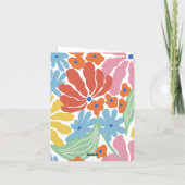 おもしろい先生ボランティアの同僚サンキューカード 招待状 (裏面)