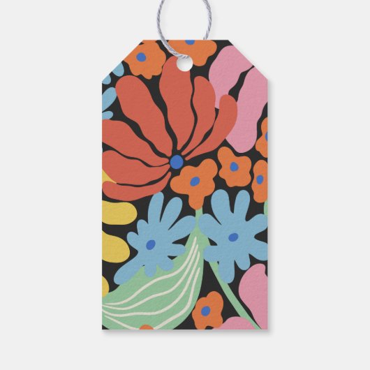 おもしろい先生ボランティアへの感謝 ギフトタグ (裏面)