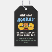 おもしろい先生ボランティアへの感謝 ギフトタグ (正面)