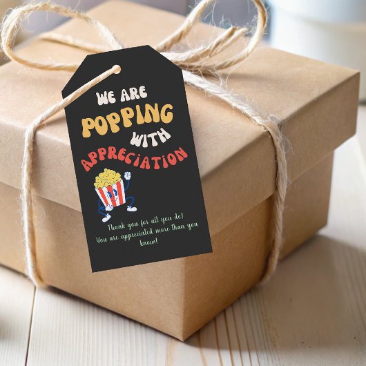 おもしろい先生ボランティアへの感謝 ギフトタグ