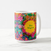 おもしろい先生名クラス分隊のカスタマイズ可能 コーヒーマグカップ (正面右)