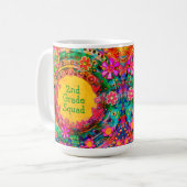 おもしろい先生名クラス分隊のカスタマイズ可能 コーヒーマグカップ (正面左)