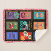 おもしろい先生引用文最高のギフト名を追加可能 シェルパブランケット (正面(横))