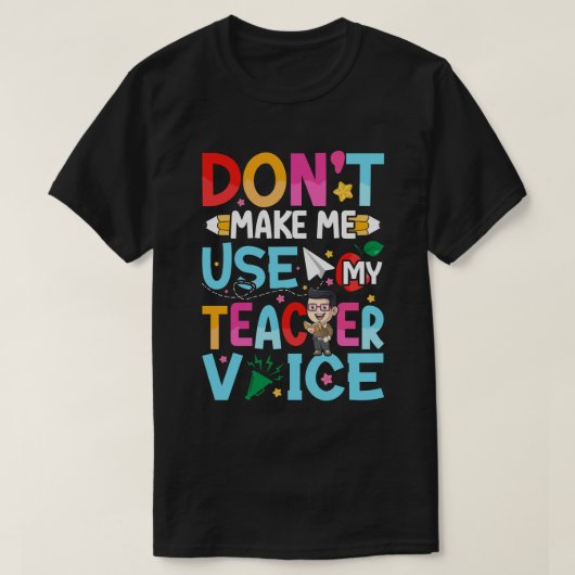 おもしろい先生引用文 Tシャツ (デザイン正面)