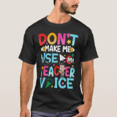 おもしろい先生引用文 Tシャツ (正面)