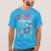 おもしろい先生引用文 Tシャツ (正面)