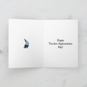 おもしろい先生感謝の日 カード (内部)