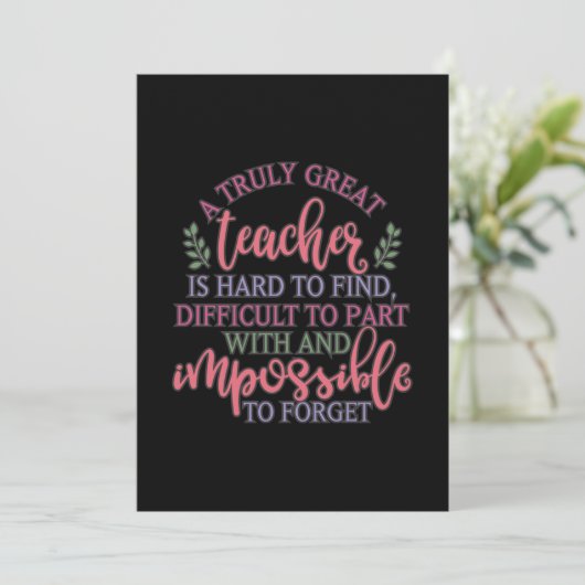 おもしろい先生感謝アイディア サンキューカード (スタンド正面)