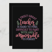 おもしろい先生感謝アイディア サンキューカード (正面/裏面)