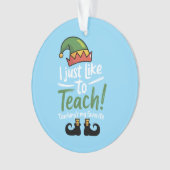 おもしろい先生教えのクリスマスはお気に入りの オーナメント (正面)