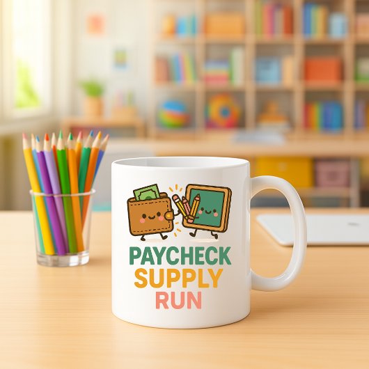 おもしろい先生教室の犠牲杯;学校 コーヒーマグカップ