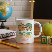 おもしろい先生教室の犠牲杯；学校 コーヒーマグカップ