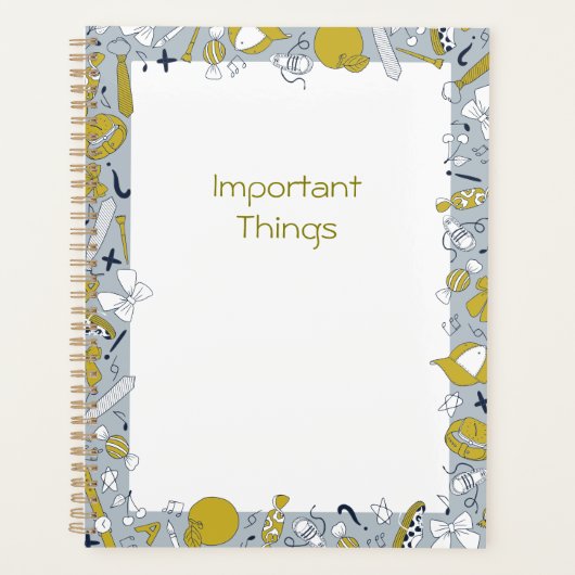 おもしろい先生新学期 プランナー手帳 (正面)