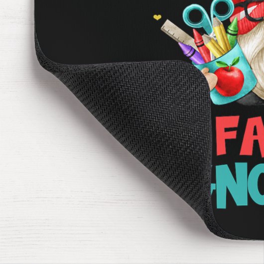 おもしろい先生格言ティー – キュートウェルカムバックスクーオ マウスパッド (コーナー)