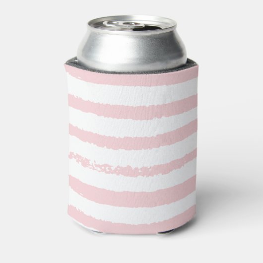 おもしろい先生燃料 |かわいいピンクのブラシストローク 缶クーラー (缶裏面)