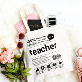 おもしろい先生謝礼年度末のギフト トートバッグ