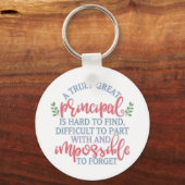 おもしろい先生謝礼表 キーホルダー (正面)