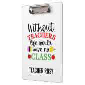 おもしろい先生賞品のクリップボード クリップボード (左)