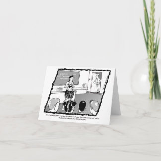 おもしろい先生 カード