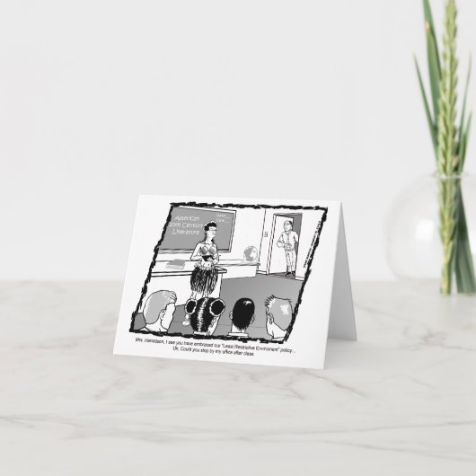 おもしろい先生 カード (正面)