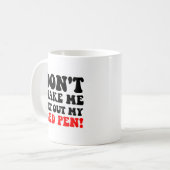 おもしろい先生 コーヒーマグカップ (正面左)