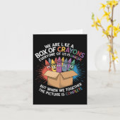 おもしろい先生 私たちはクレヨンの箱みたい 2 カード (黄色い花)