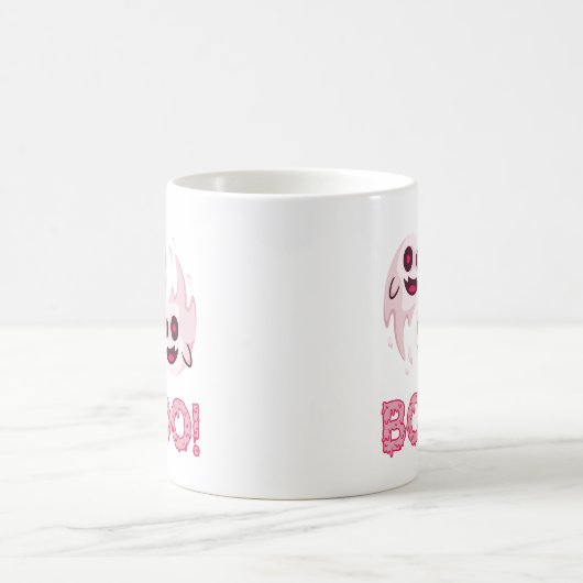 おもしろい児童学校の用品を持つ新学期 コーヒーマグカップ (中央)