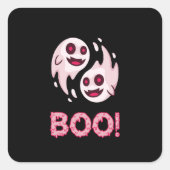 おもしろい児童学校の用品を持つ新学期 スクエアシール (正面)