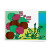 おもしろい入りの日磁石を持つ マグネット (横)