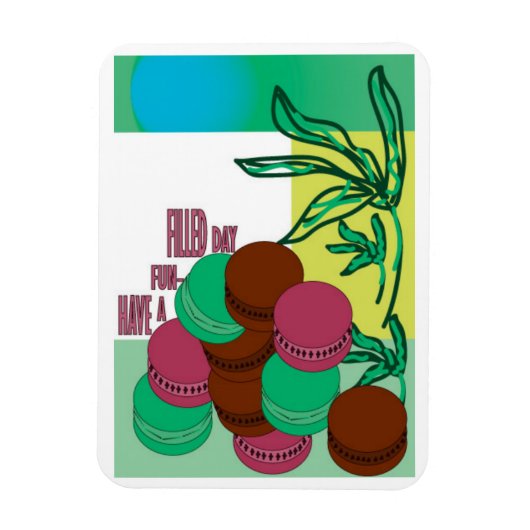 おもしろい入りの日磁石を持つ マグネット (縦)