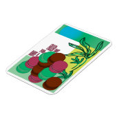 おもしろい入りの日磁石を持つ マグネット (左側)