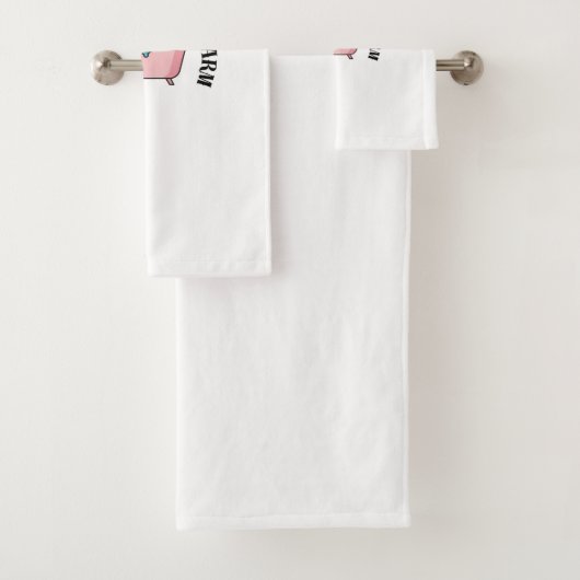 おもしろい入浴用ワニ引用文バスルーム用タオル バスタオルセット (インサイチュ)