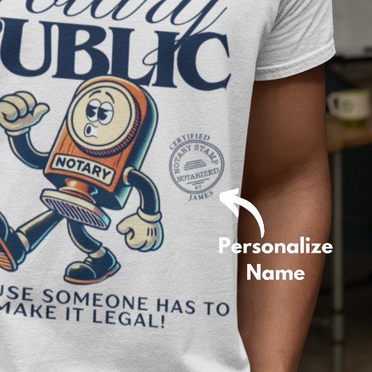 おもしろい公証人 – 公証人ユーモア Tシャツ