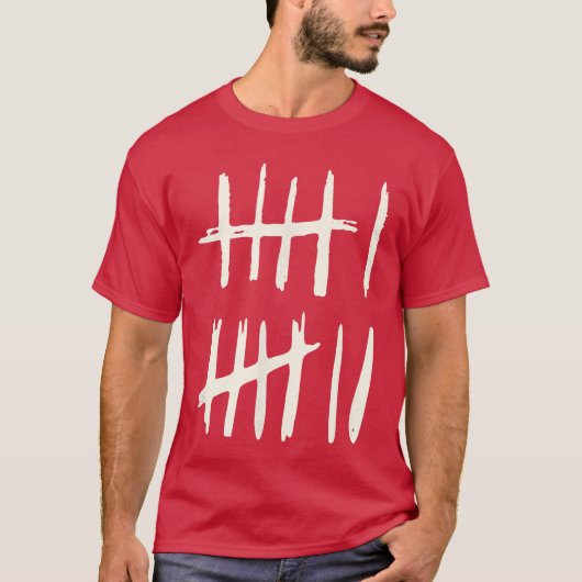 おもしろい六七67のミームタリーマーク6 7数字 Tシャツ (正面)