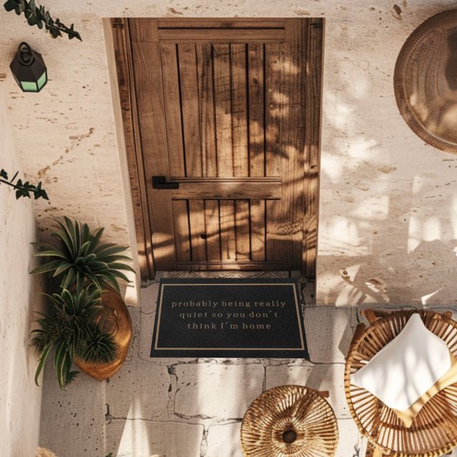 おもしろい内向きブ動揺してラックトレンディーシンプル ドアマット (クリエイターアップロード済み)