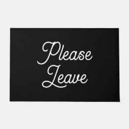 おもしろい内向き「お願い」離れ引用文シンプル ドアマット